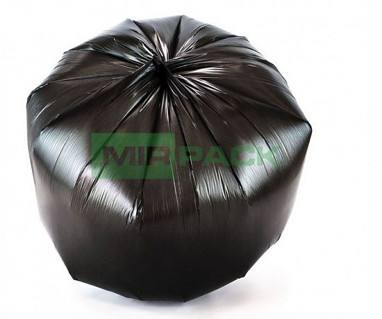 Мешки для мусора 30л, 8 мкм, в рулоне 25 штук, черные, 50х60 см, ХИТ - Вид 3