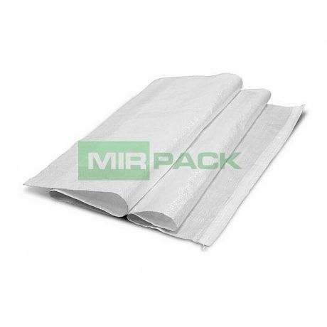 Полипропиленовые мешки 46х77 см, 500 шт. серые глухая горловина - Вид 1