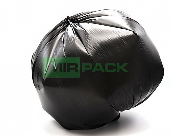 Мешки для мусора 60 л, 8 мкм, 50 шт, черные, 60х80 см, в корзину, черные, ХИТ - Вид 3